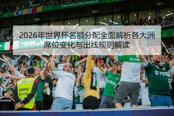 2026年世界杯名额分配全面解析各大洲席位变化与出线规则解读